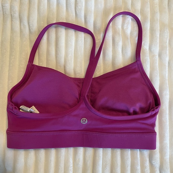 Lululemon Flow Y Bra Vivid Plum - Picture 3 of 4